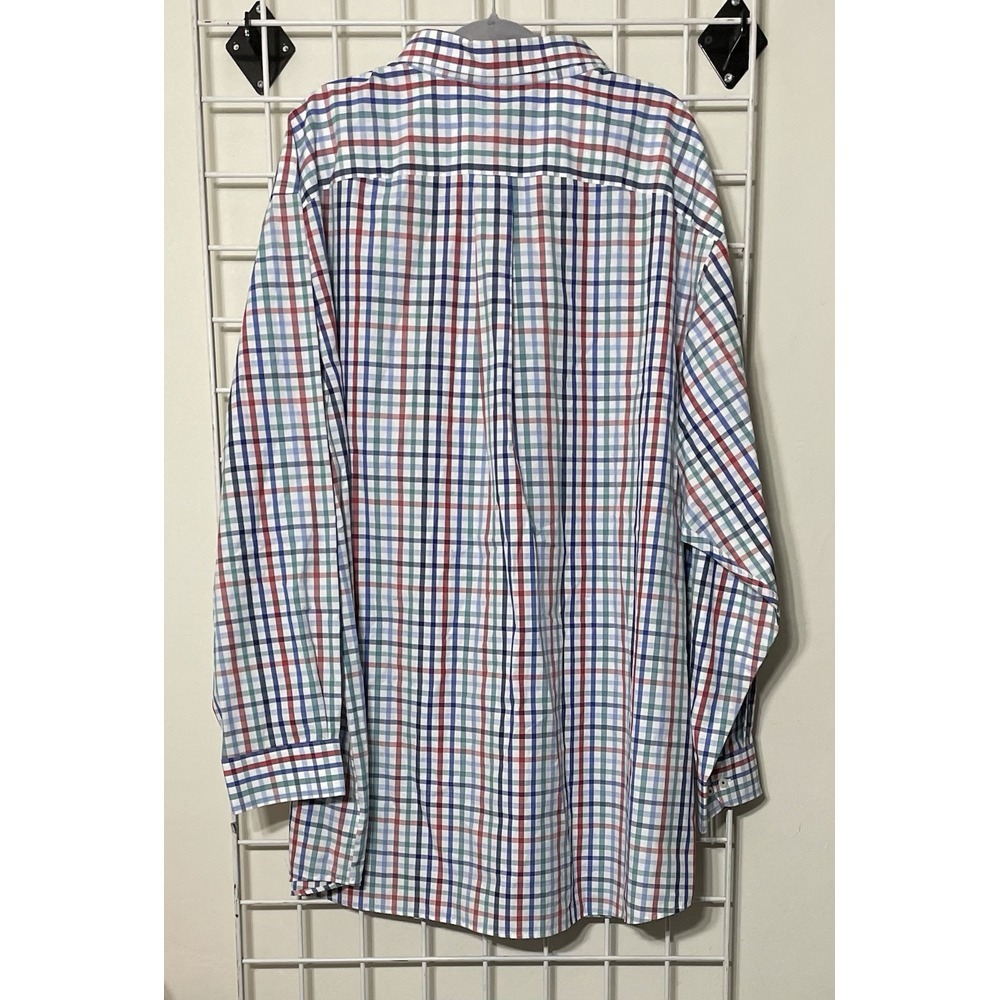 NWT Roundtree & Yorke Trademark Men's 4XT Button Down Long Sleeve Shirt - Picture 3 of 6